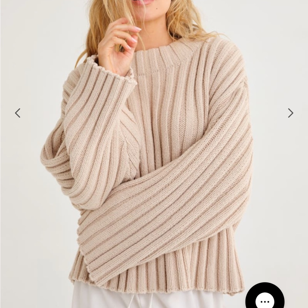 Rumored Greenwich Sweater in Sand